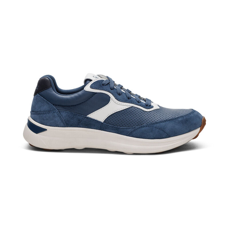 Emily Lace Up Sneakers Blue - Aetrex Middle East